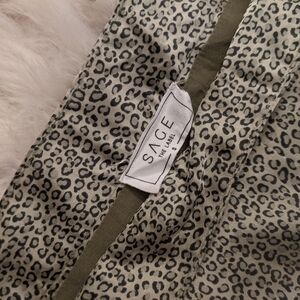 Sage The Label Leopard Print Pants